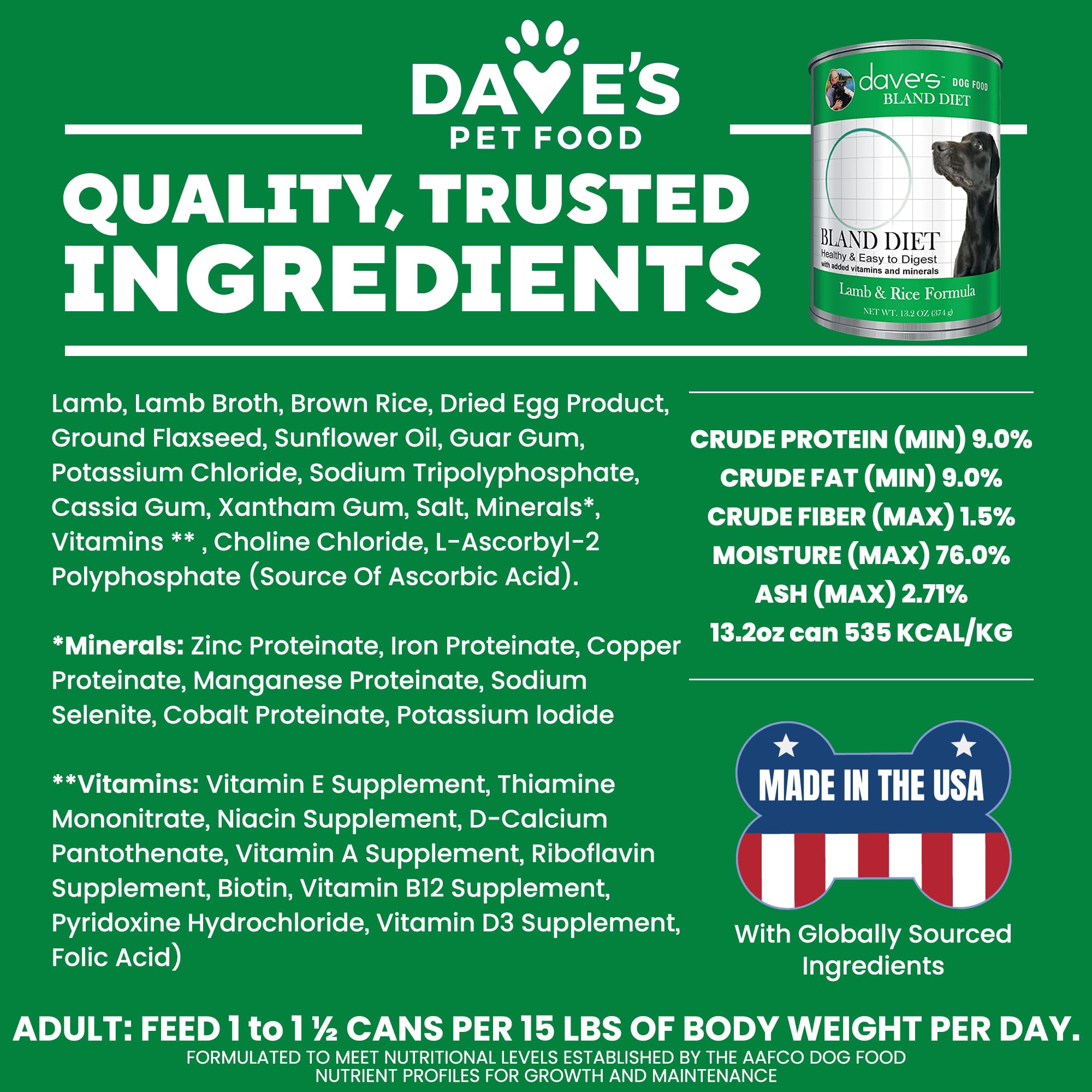 Dave's Pet Food, paté suave para perros con dientes sensibles.