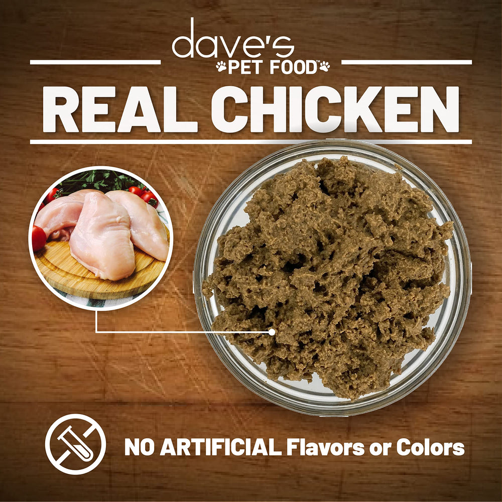Dave's Pet Food Kidney Support: etiqueta con información nutricional clave para dueños atentos.