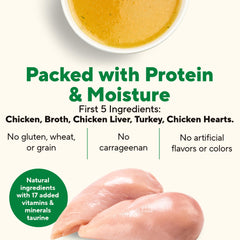 Dave's Pet Food sin granos, lata adecuada para dietas sensibles de gatos.