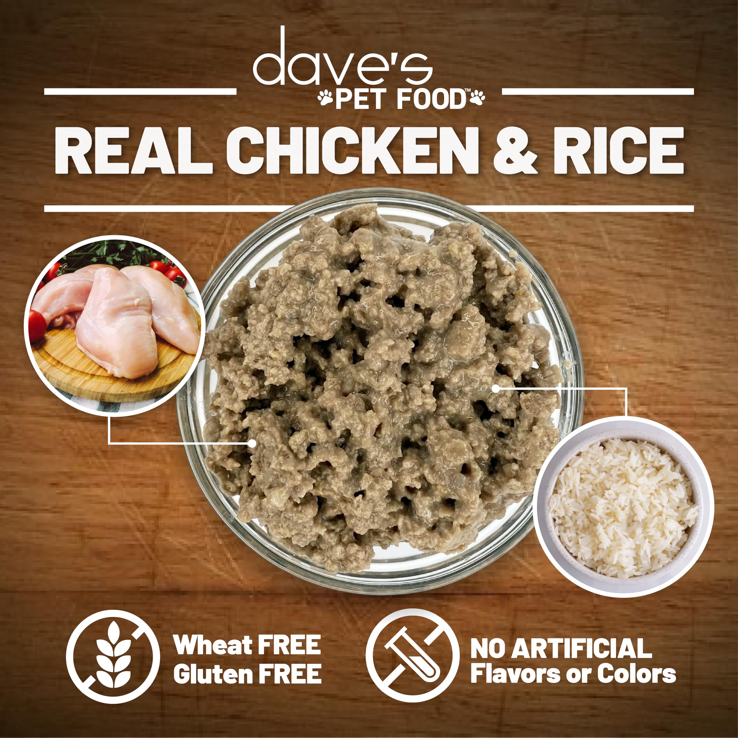 Dave's Pet Food sin sabores artificiales para una dieta más natural