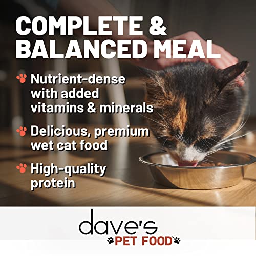 Dave's Pet Food: enriquecido con vitaminas y minerales para apoyo nutricional diario.