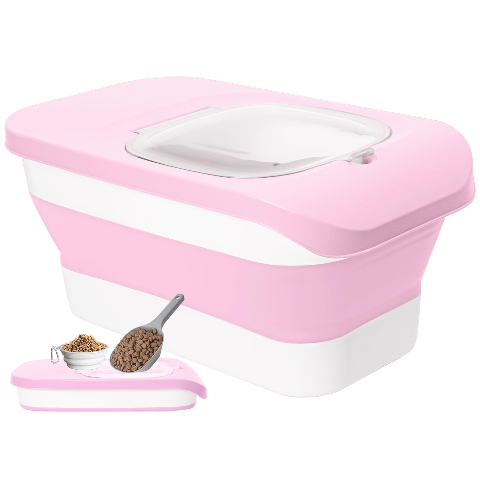 Contenedor DDMOMMY para alimento de perros, capacidad de 13 libras, permanece fresco