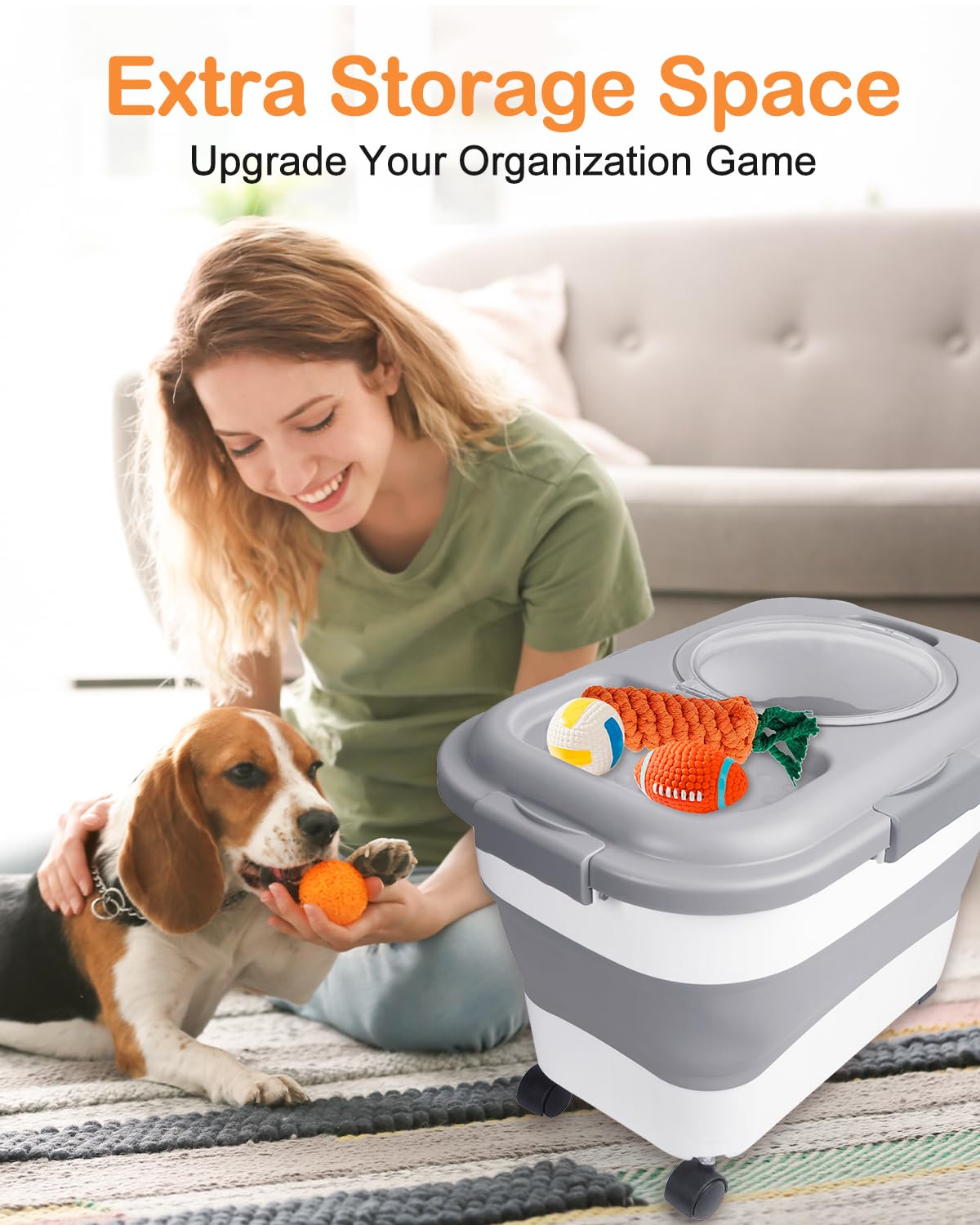 DDMOMMY Dimensiones desplegado para almacenamiento amplio.