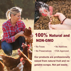DE AVILA larvas secas sin OGM: alimento 100% natural para aves.