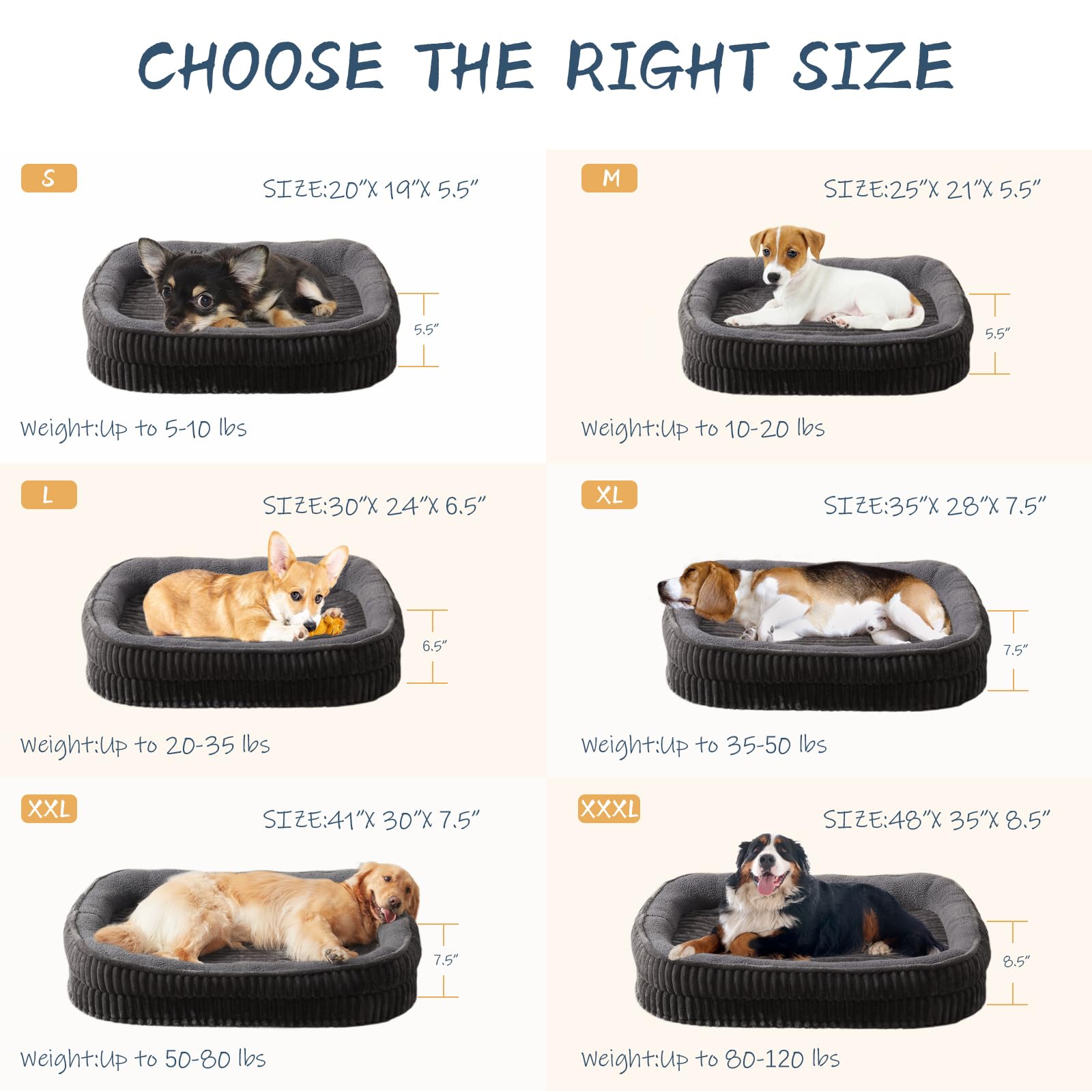 DEBANG HOME cama en varias tallas para perros de distinto tamaño