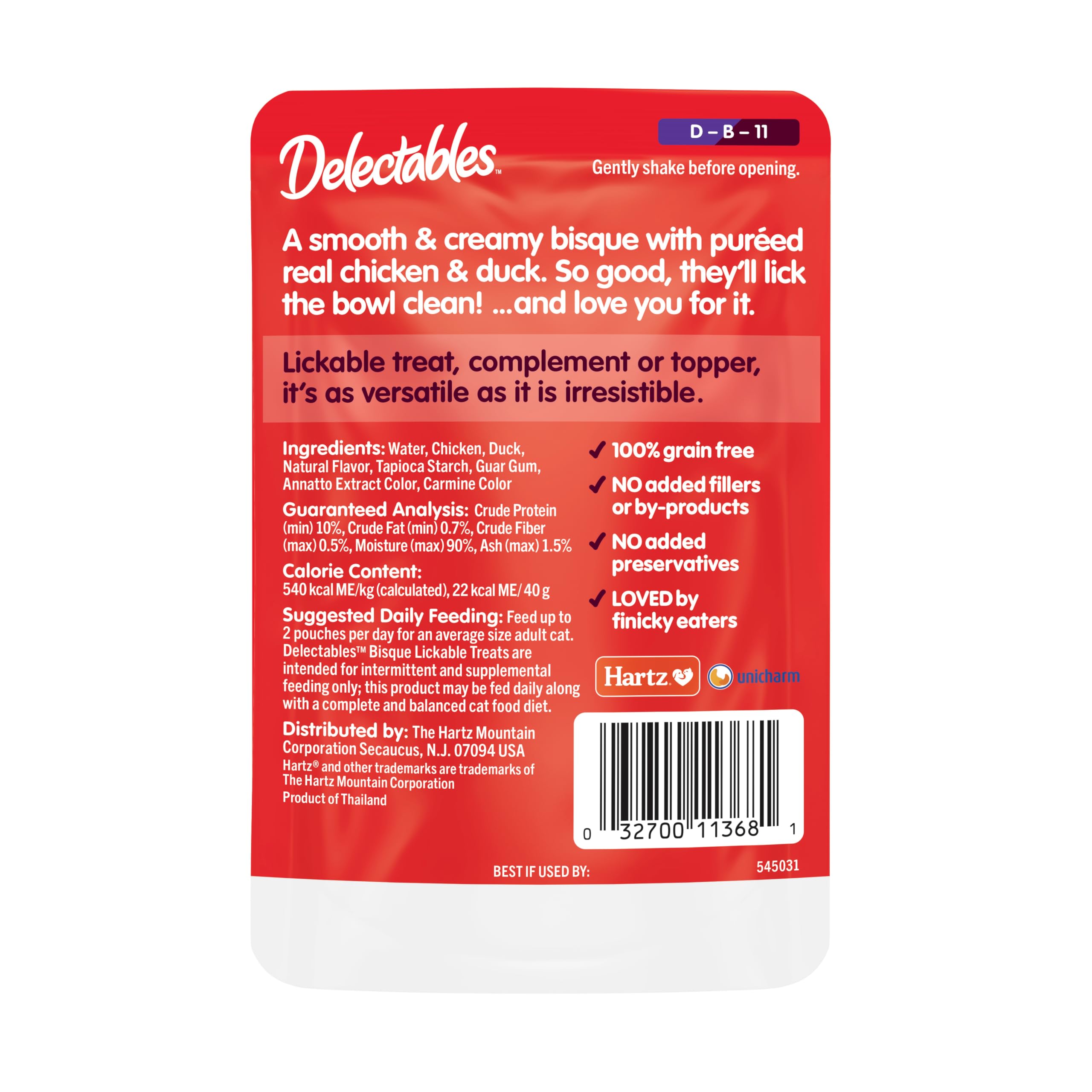 Delectables Bisque: uso como cobertura para enriquecer la comida.