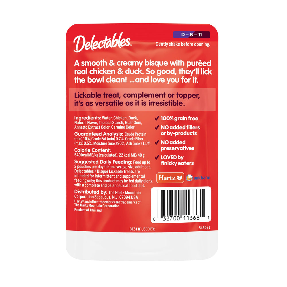 Delectables Bisque: uso como cobertura para enriquecer la comida.