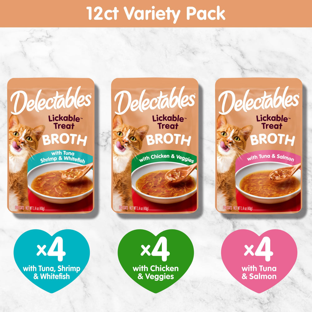 Delectables bouillons savoureux, sachet assortiment-pack: variété pour découvrir ses saveurs préférées