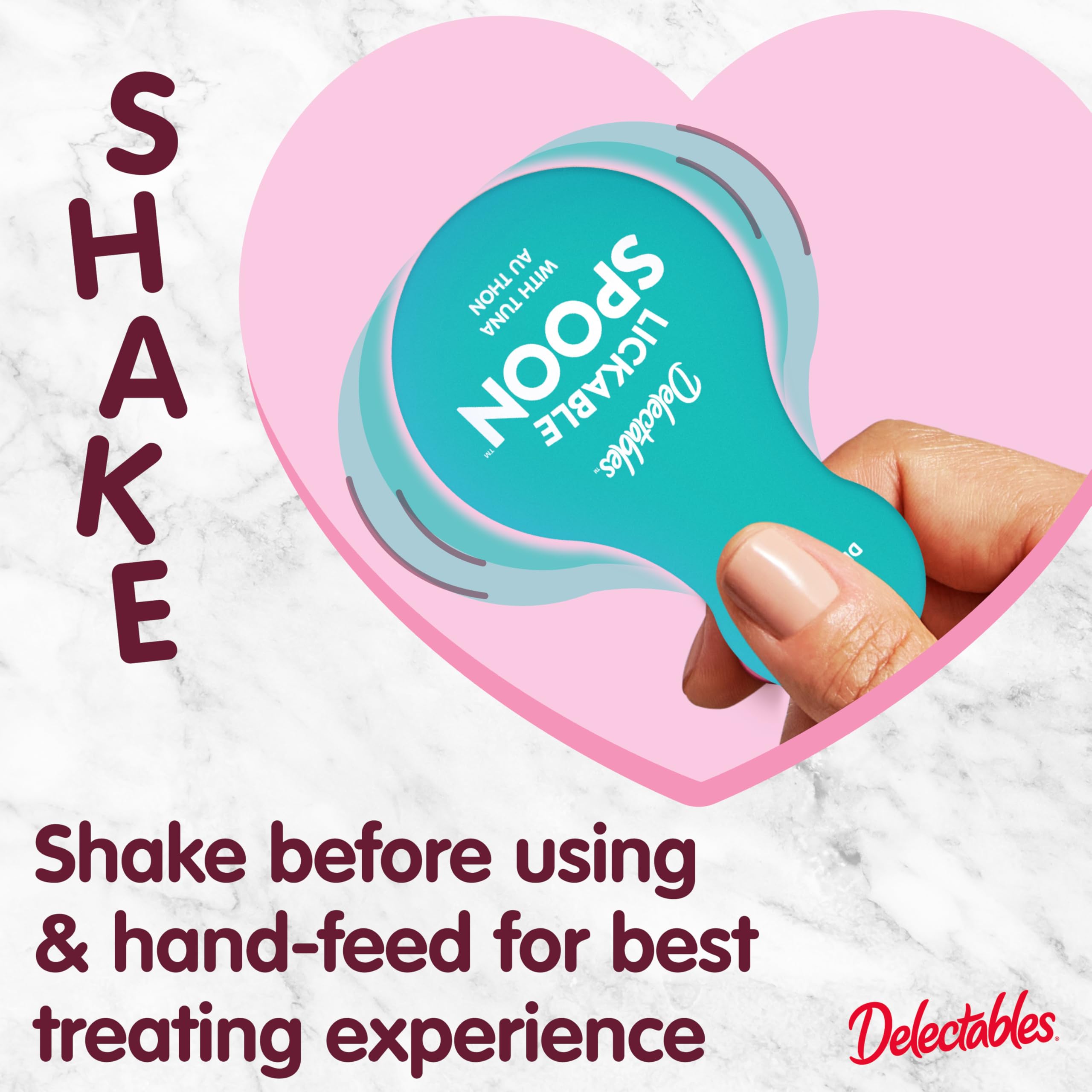 Delectables Lickable Spoon sin conservantes, ingredientes de calidad