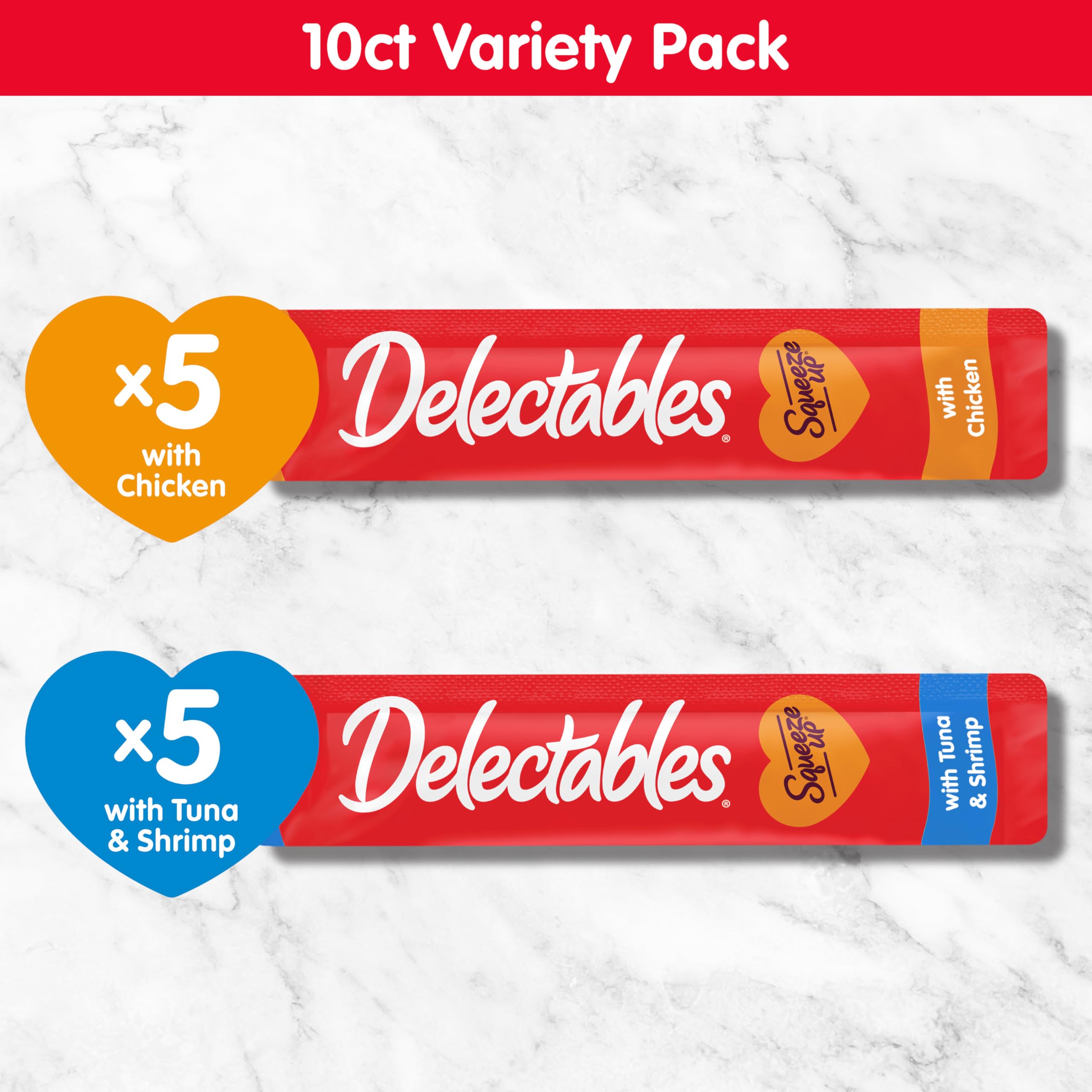 Formato sin desorden: Delectables Squeeze Up en tubo