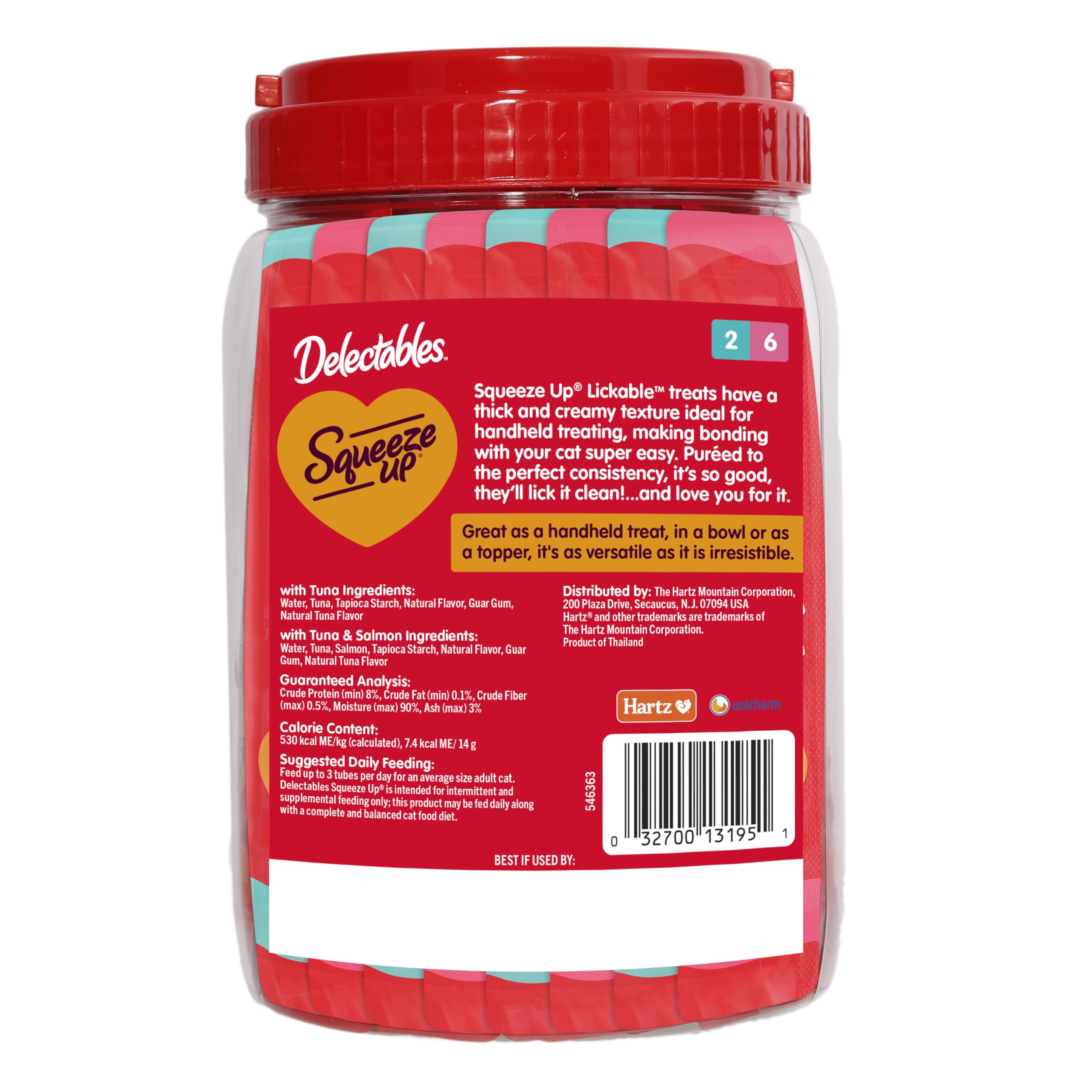 Uso interactivo Delectables Squeeze Up para bonding con tu gato.