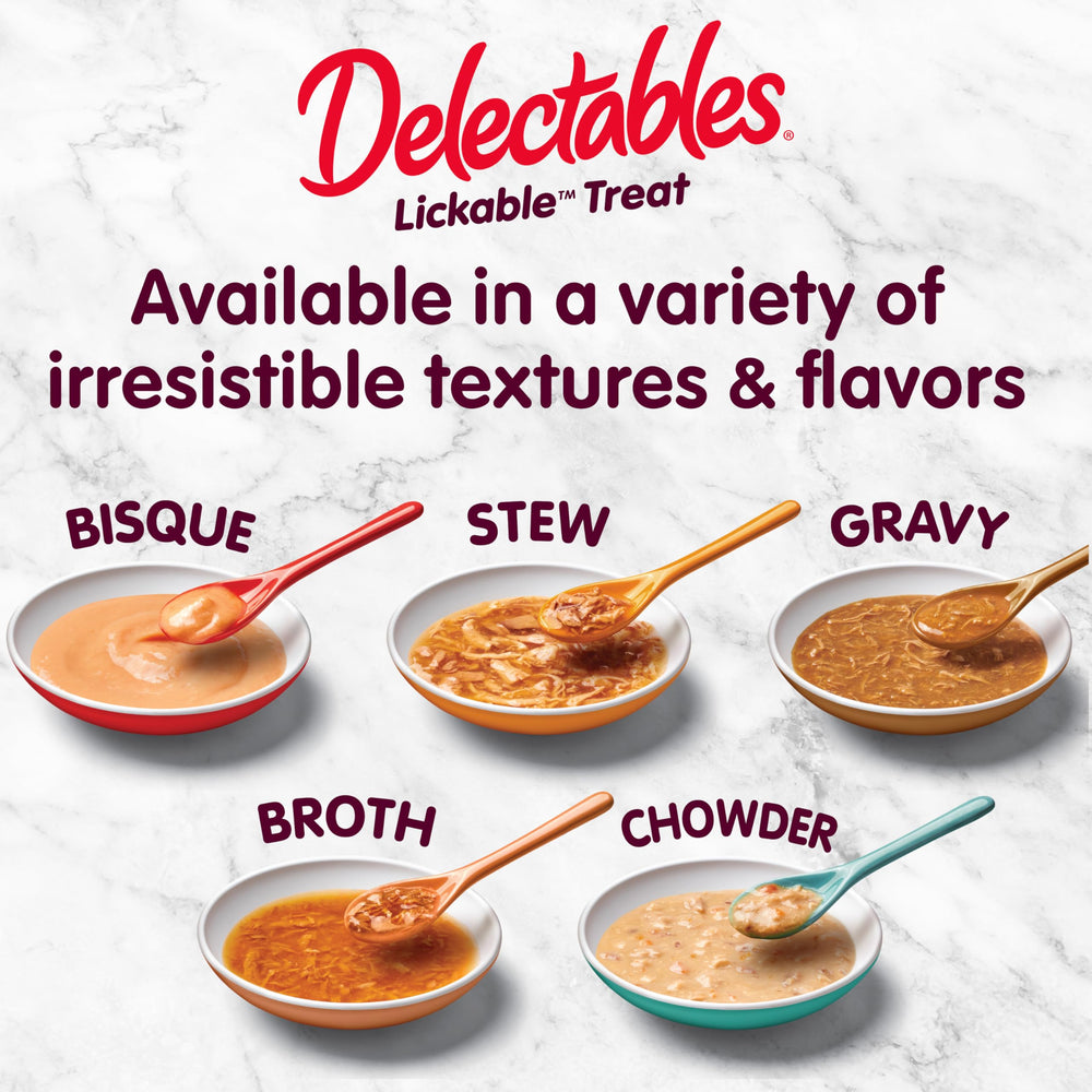 Delectables topper served over kibble, serving idea for meals