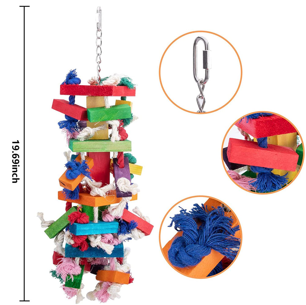 Deloky Juguete con cadena resistente para colgar y juego seguro