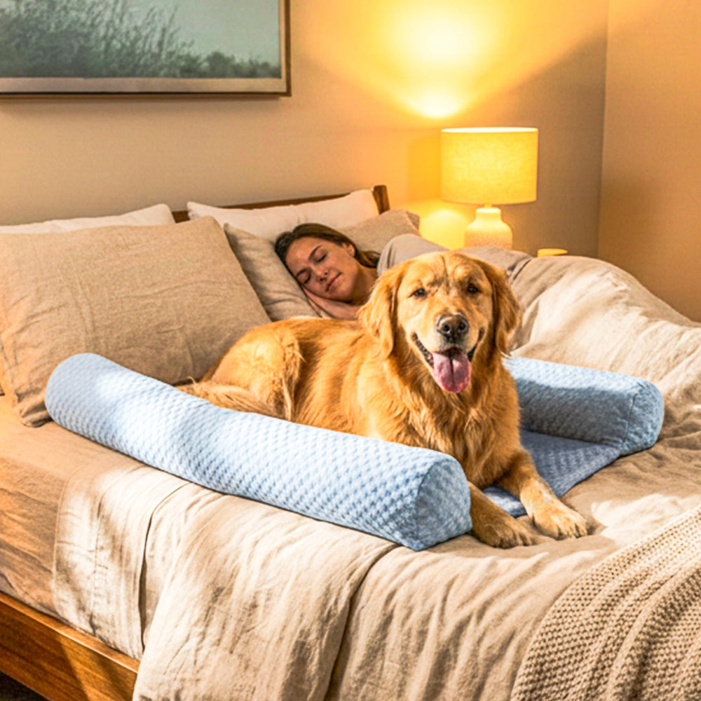 DenMate: almohadillas laterales de algodón 100%, ofrecen apoyo suave para la cabeza.