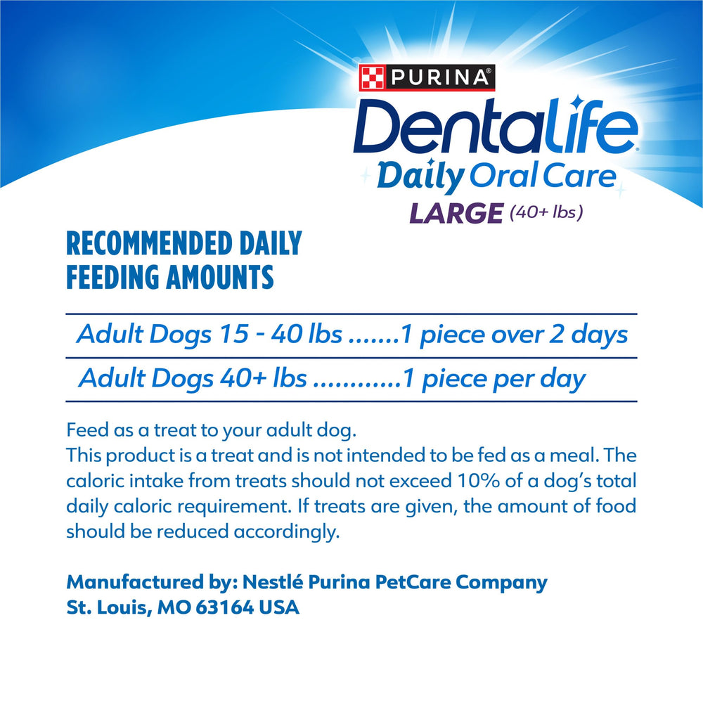 Dentalife bocadillos dentales para perro grande: mejora diaria de la higiene bucal
