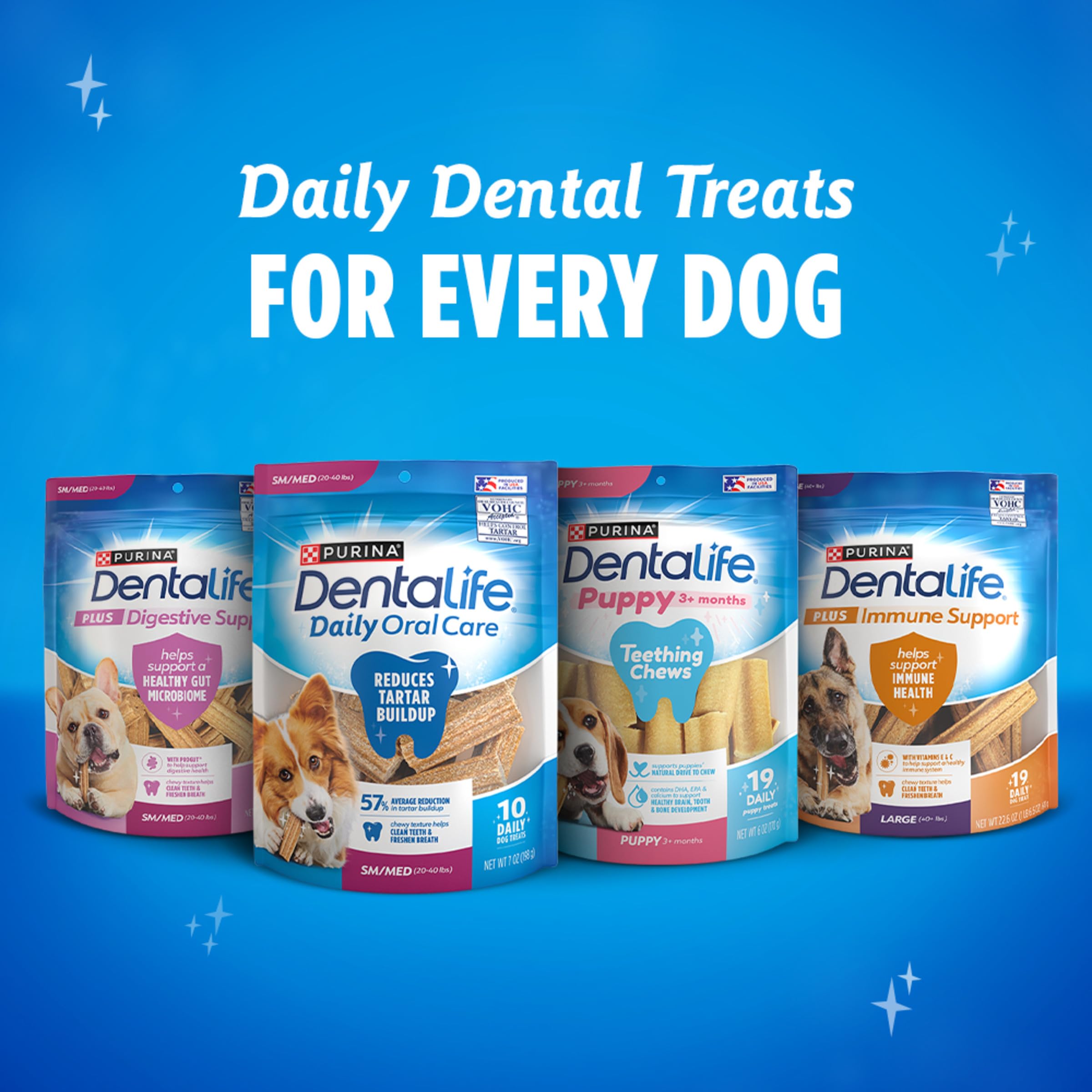 Dentalife Daily Oral Care: apto para perros pequeños y medianos como snack diario.