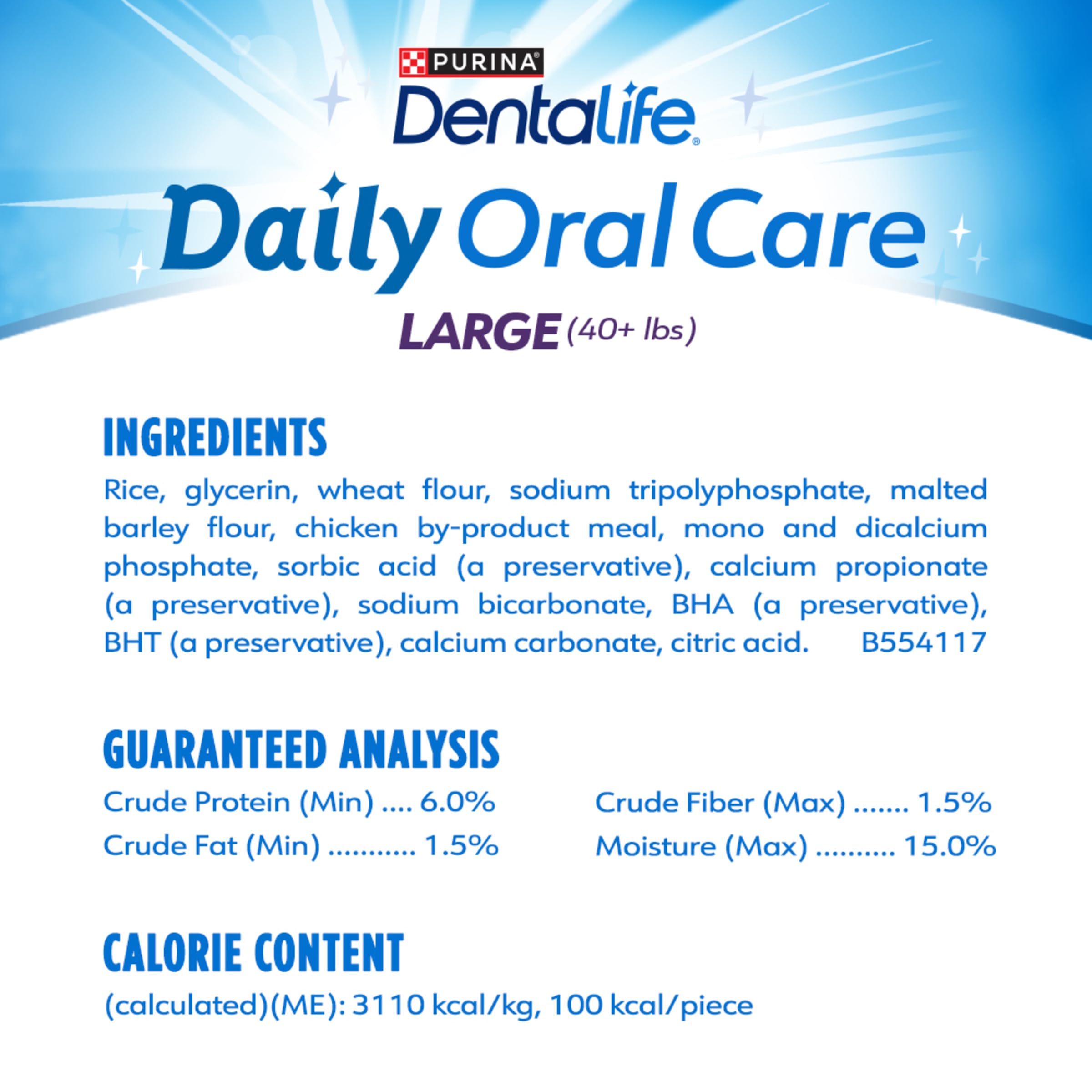 DentaLife sabor pollo para merienda atractiva.