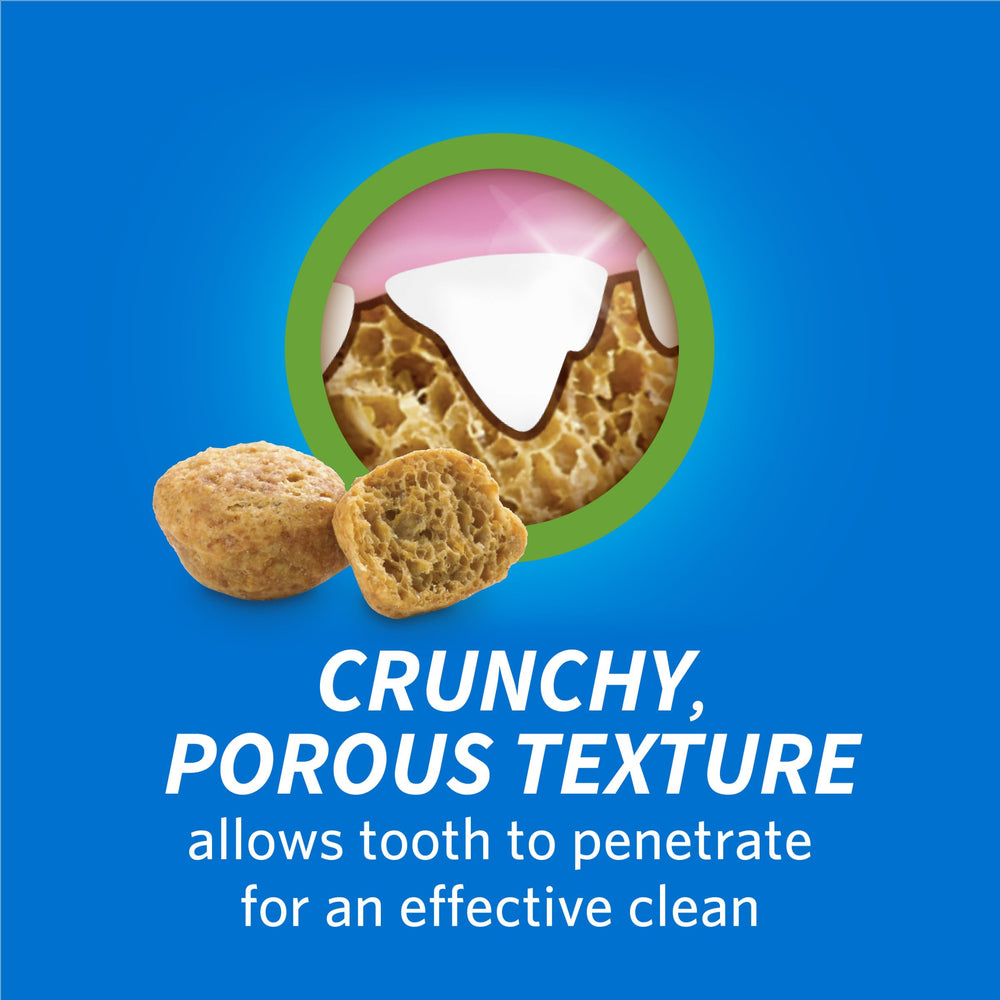 Dentalife textura porosa para reducción de sarro al masticar croquetas.