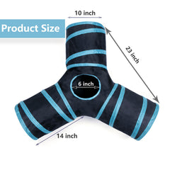 Deofun juguete interactivo para gatos azul, estimula exploración y juego