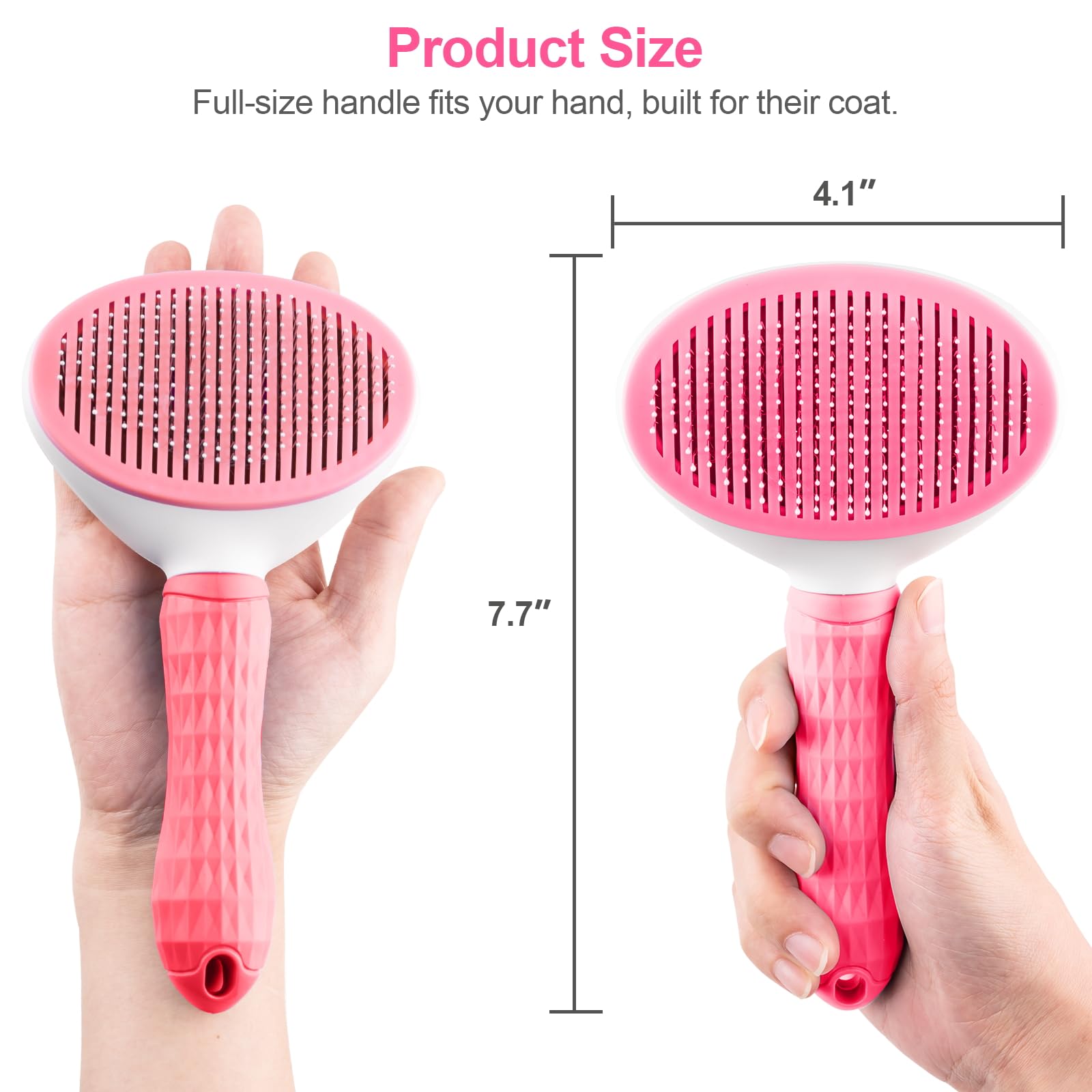Depets mango ergonómico antideslizante facilita el cepillado.