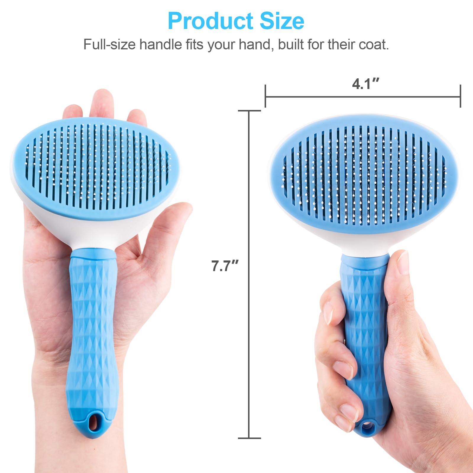 Depets mango ergonómico y antideslizante para un agarre cómodo.