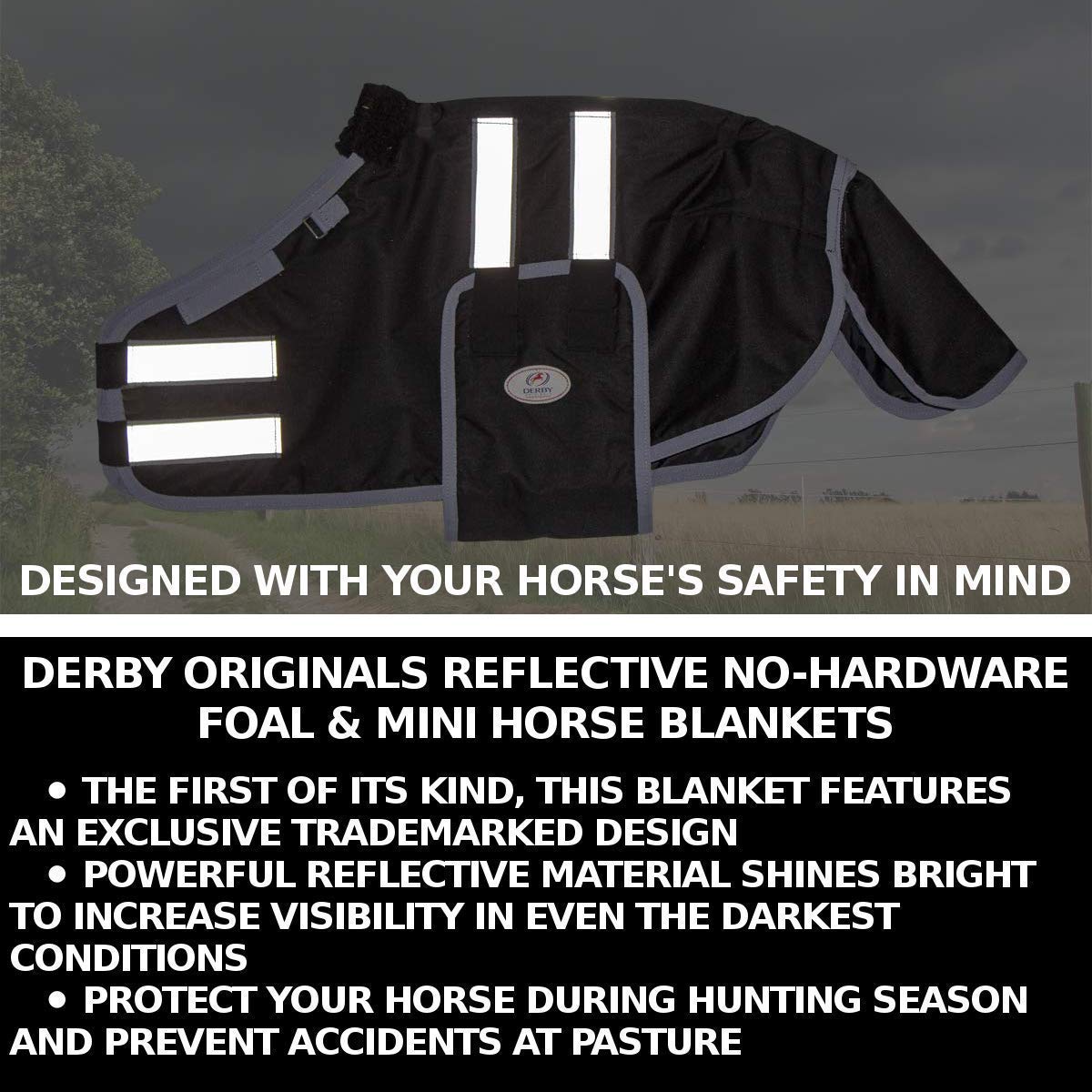 Derby Originals forro interior 170T suave que facilita el movimiento del potro.