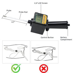 Detector de ovulación canina: pantalla LCD de 2,6 pulgadas para lectura clara