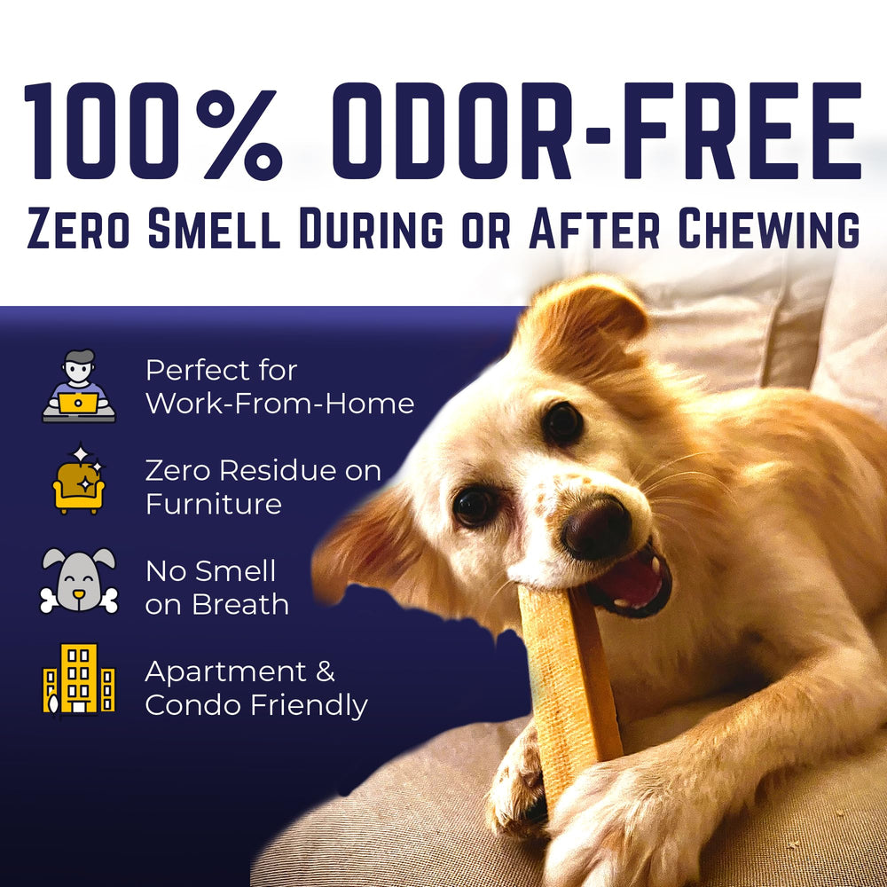 Devil Dog Yak Chew sin olor para hogares tranquilos