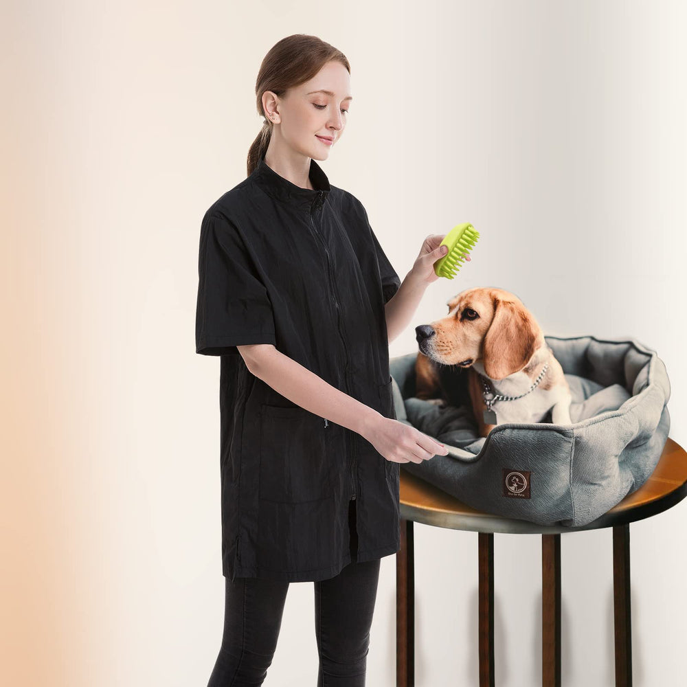 DHXYZZB smock con cremallera para vestir fácil durante sesiones.