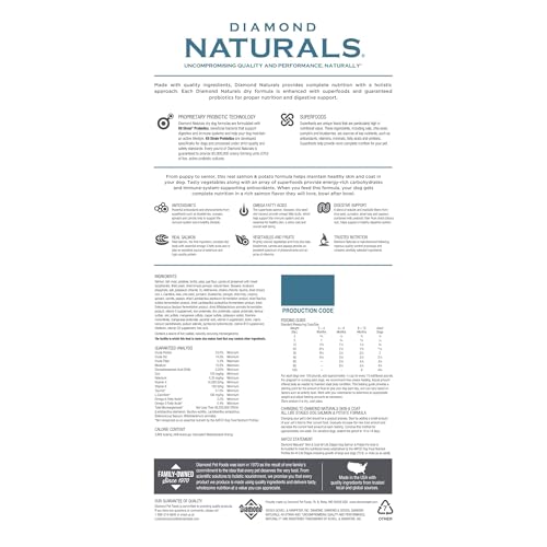 Diamond Naturals patata: fuente de energía y nutrición estable.