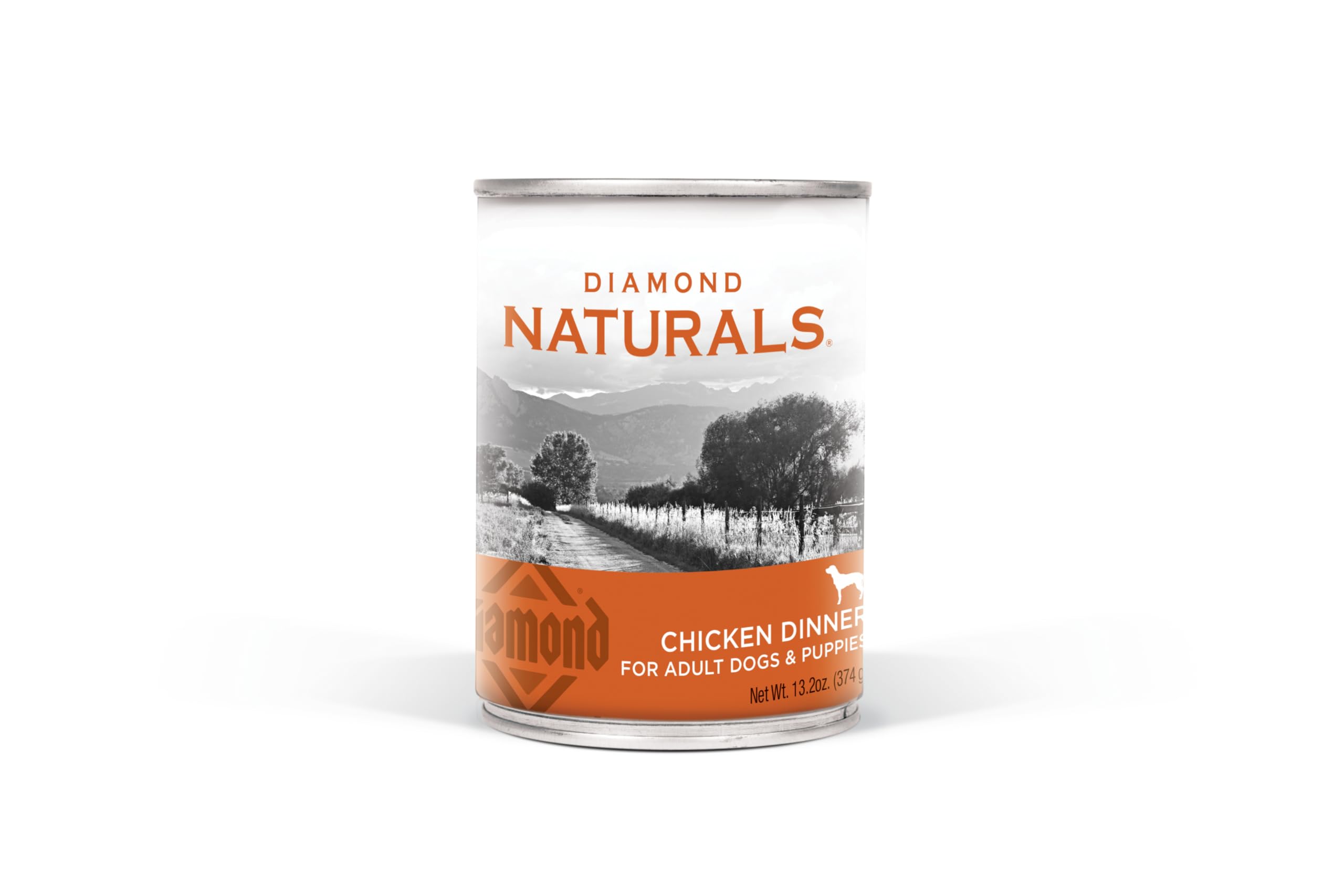 Diamond Naturals pollo en lata para perros, fuente principal de proteína que puede apoyar músculos magros.