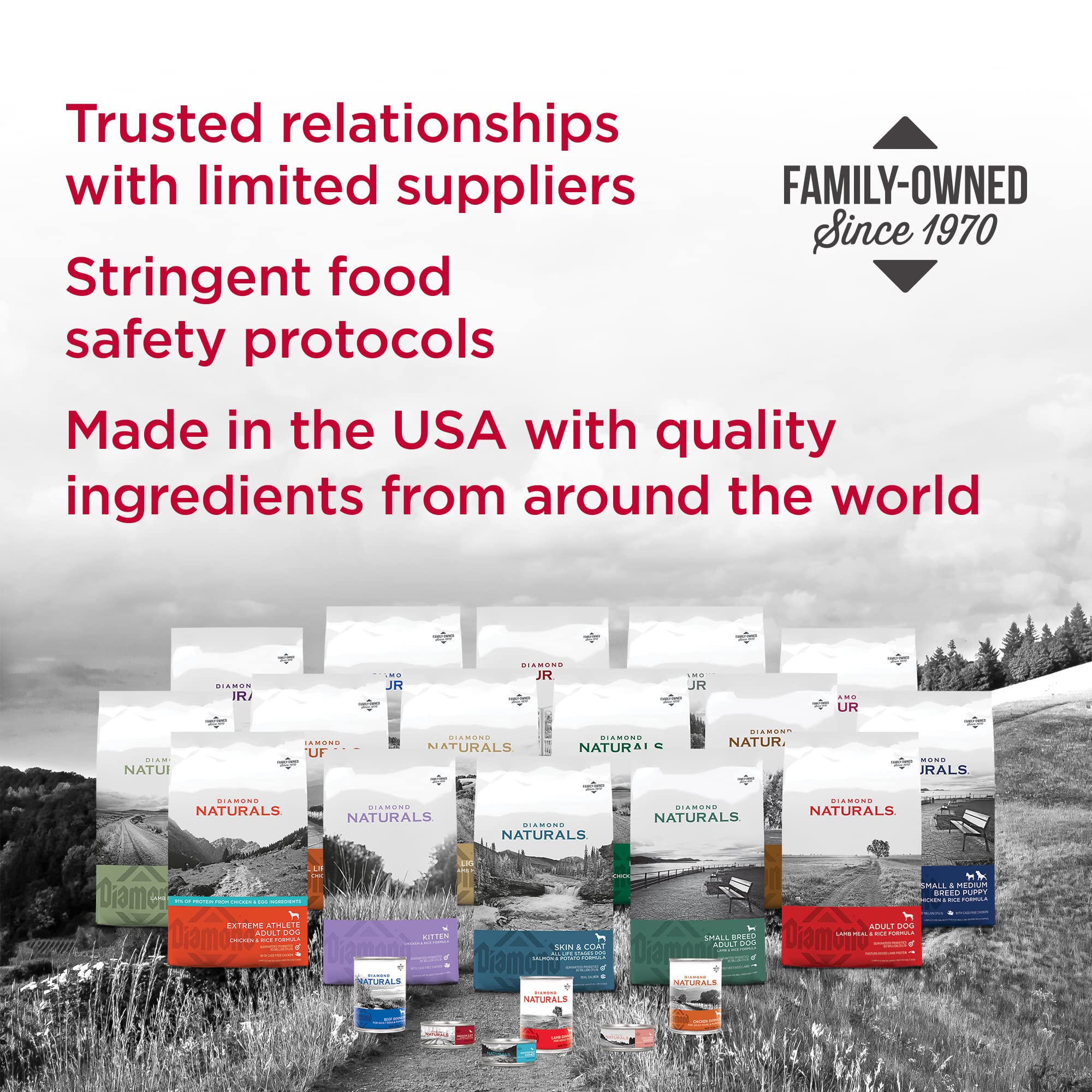 Diamond Naturals alimento en lata para perros, presentación práctica para la dieta.