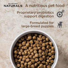 DIAMOND NATURALS servicio de comida para cachorros, plato listo para comer
