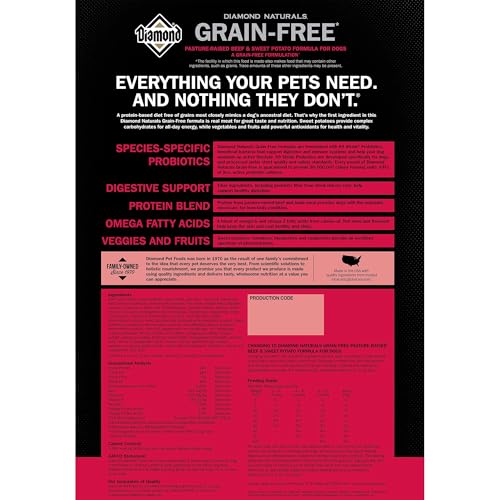 Diamond Naturals sin granos, croquetas para una digestión suave.