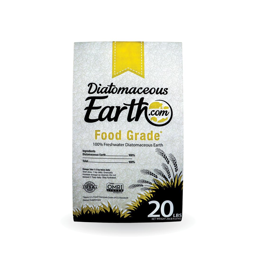Diatomaceous Earth: polvo puro para jardín y cultivo orgánico.