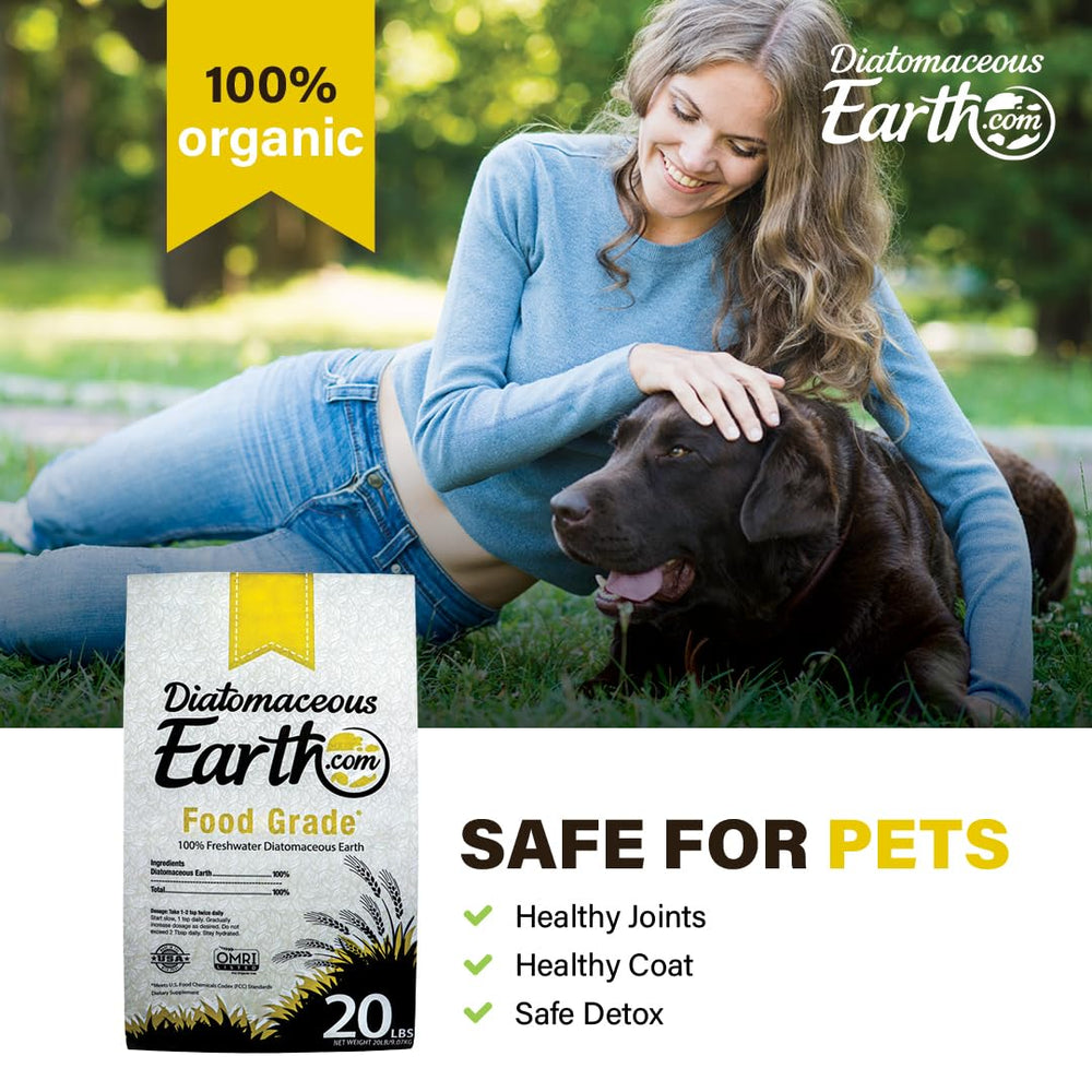 Diatomaceous Earth: útil para control natural de plagas.