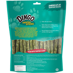 Dingo Dental Sticks con bicarbonato y semilla de perejil para frescura.