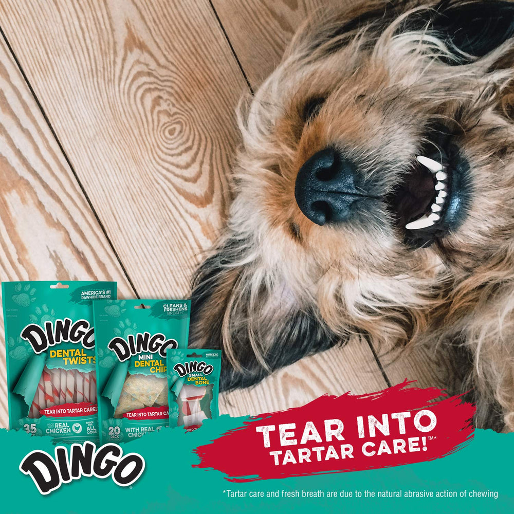 Dingo Dental Sticks aptos para perros de todos los tamaños.