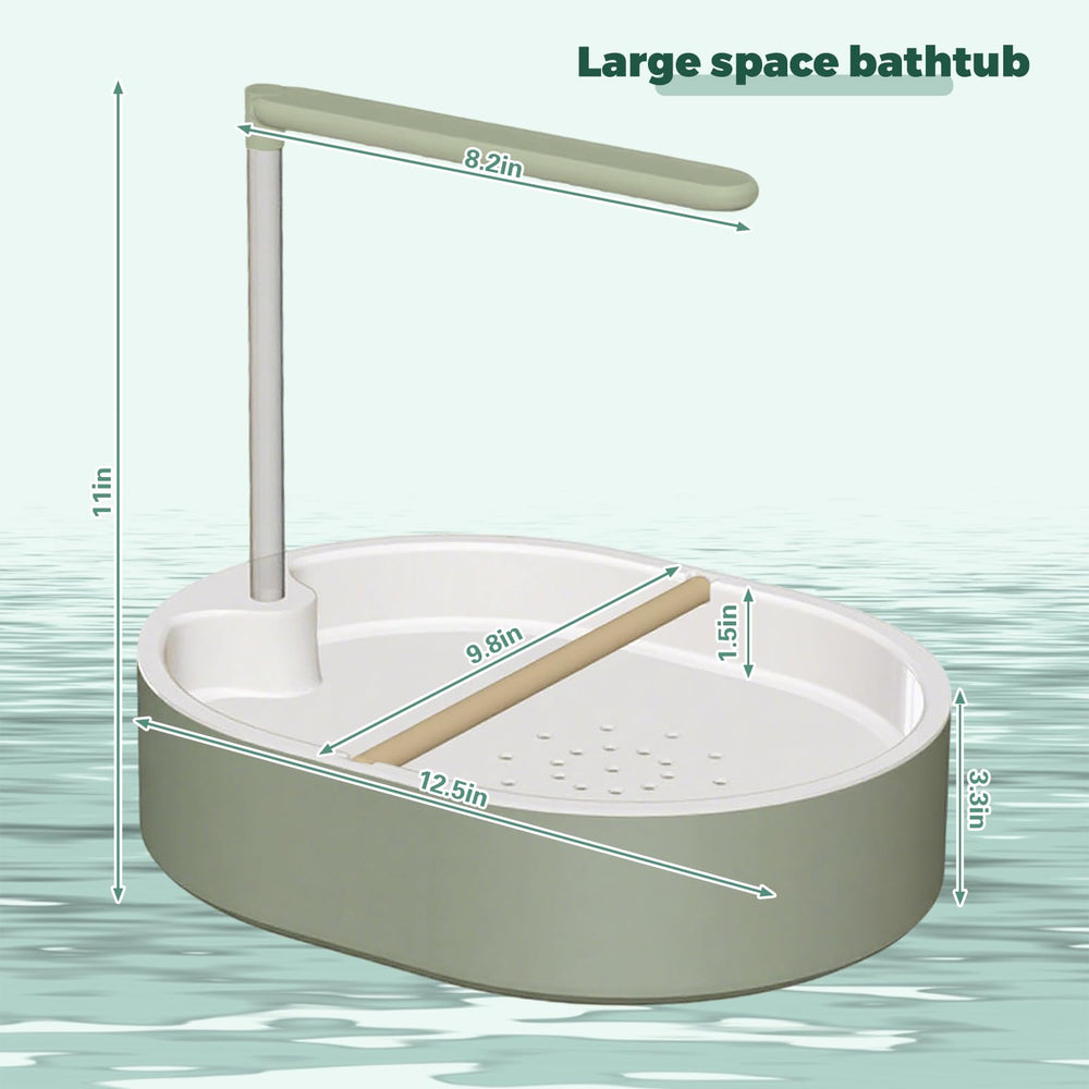 DINTSTYLE cuenco-bano-grande para loros ofrece espacio para varias aves