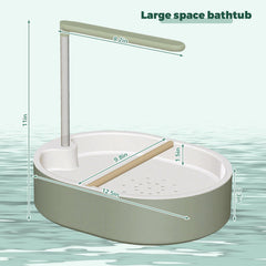 DINTSTYLE cuenco-bano-grande para loros ofrece espacio para varias aves