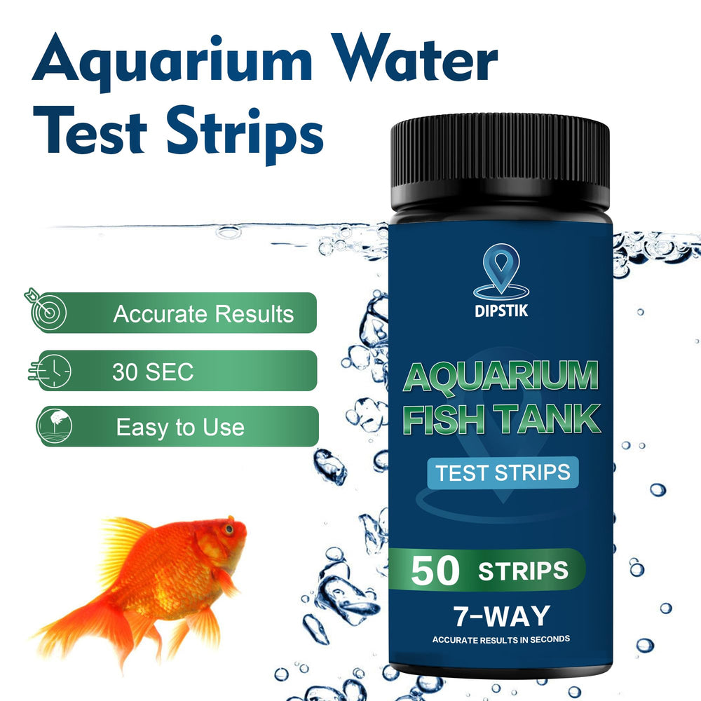 DIPSTIK 50 tiras para monitorear agua en acuarios