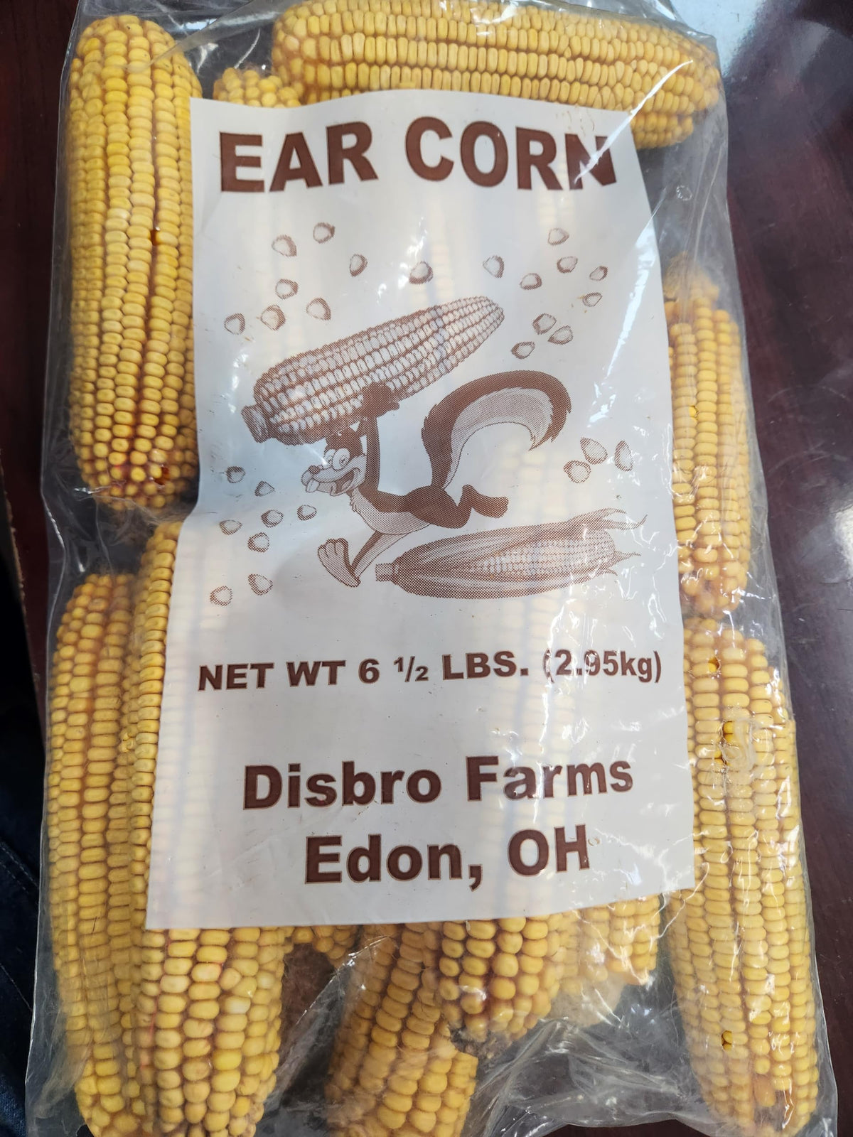 Disbro Farms maíz de oreja para fauna silvestre, alimento natural para ardillas y roedores pequeños