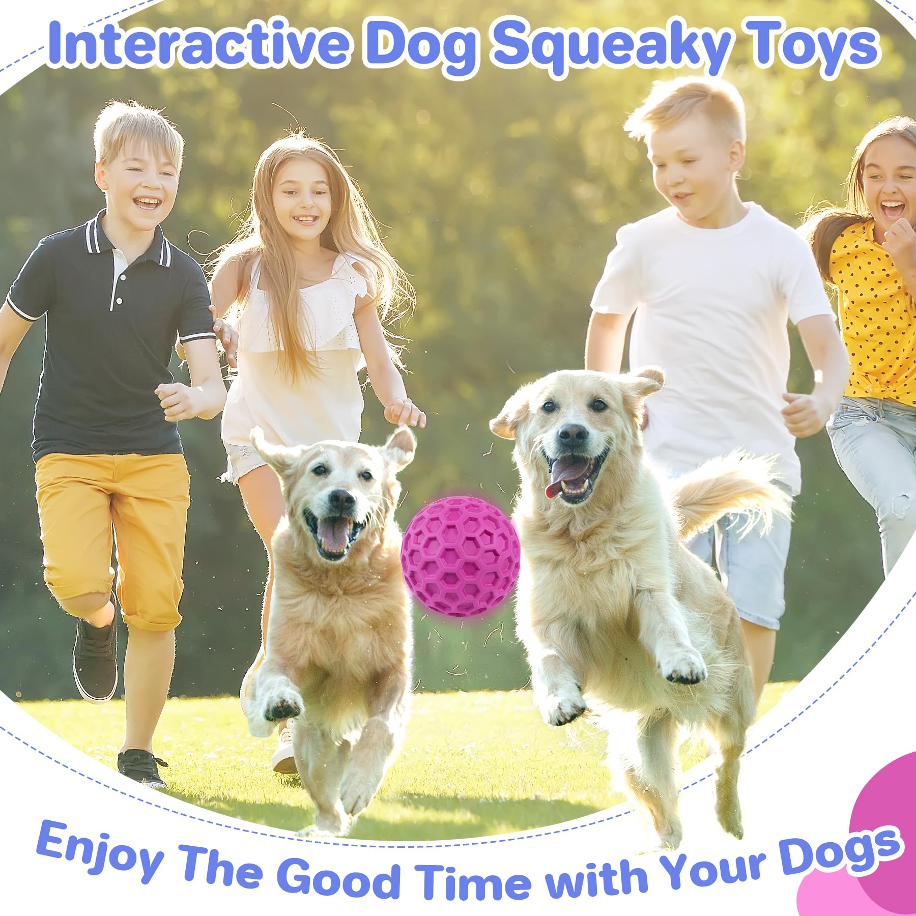 Regalo ideal de DISSKNIC: pelota duradera para perros