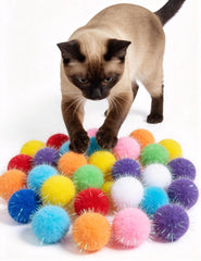 DIYUQISHI bola de gato 1-5 pulgadas para juego y atención