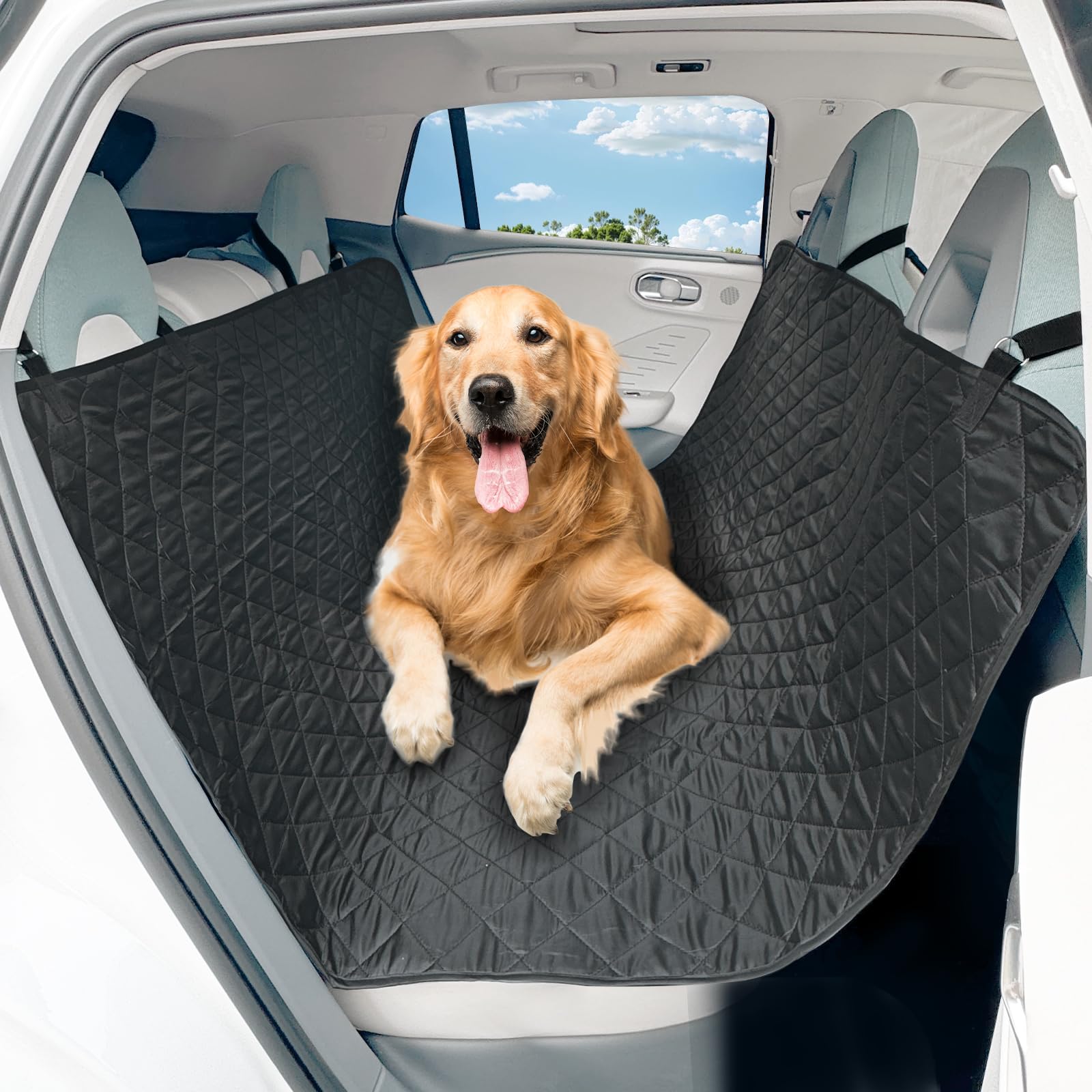 Cubre asiento trasero de DMS PROTECTOR impermeable protege contra suciedad y derrames