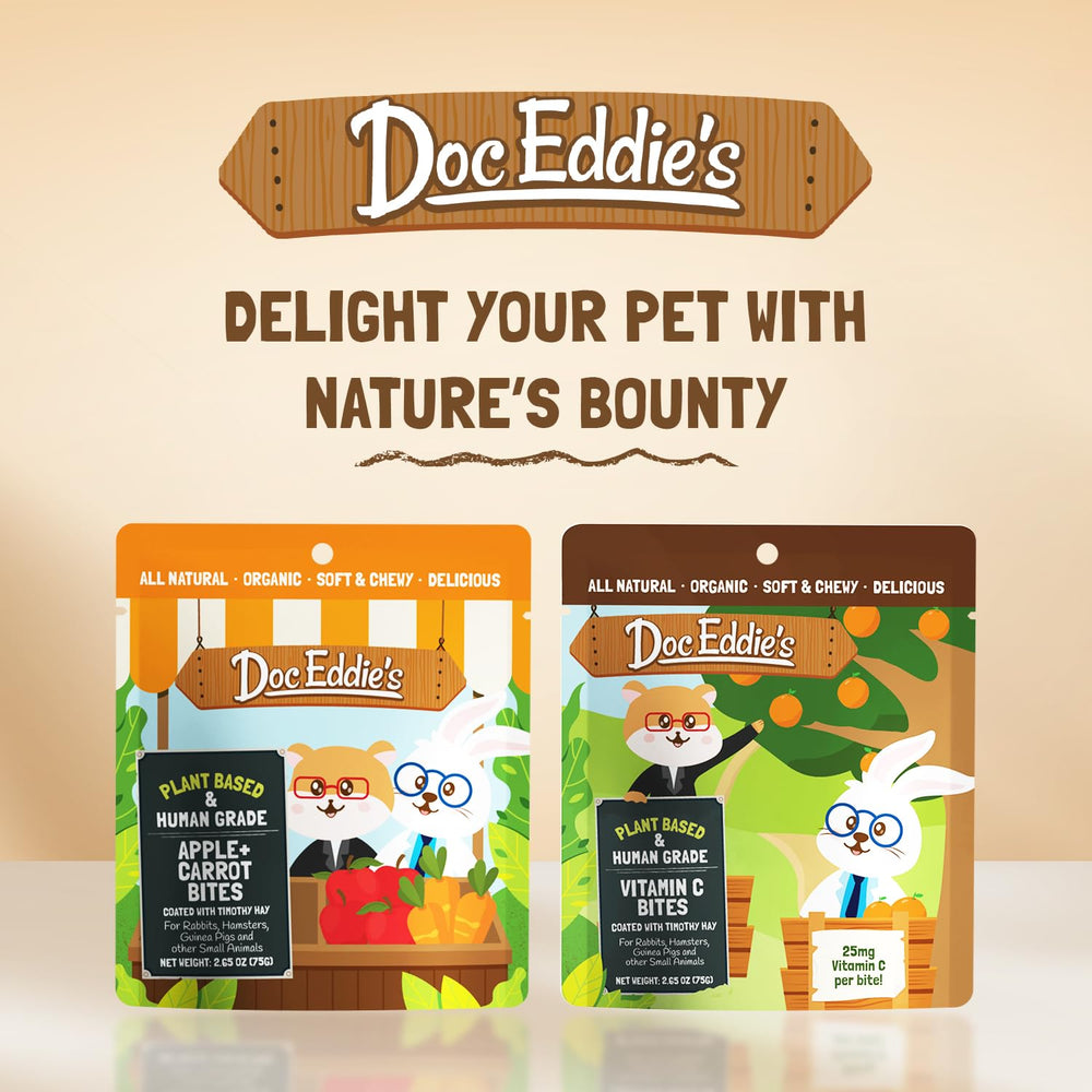 DOC EDDIE'S Vitamin C Bites nuevo sabor de perejil y romero.