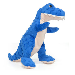 Jouet DODODOLA dinosaure bleu en peluche, idéal pour stimuler le jeu actif.
