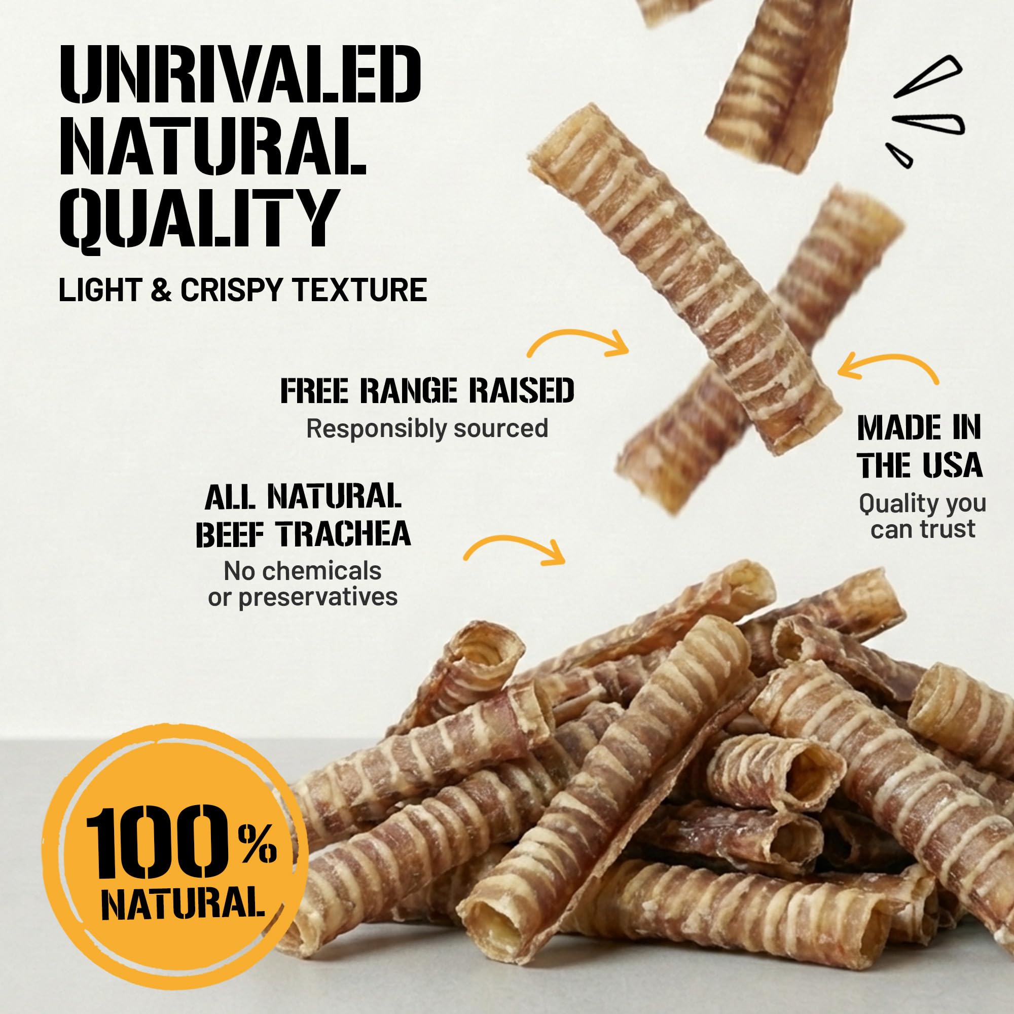 Dog Chits tráquea de res digestible para estómagos sensibles