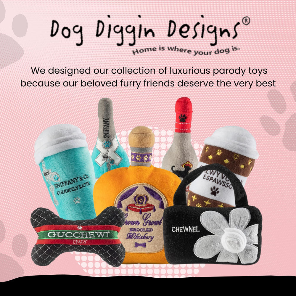 Dog Diggin Designs tamaño 6 x 4 x 2: regalo ideal para perros activos y entretenidos.