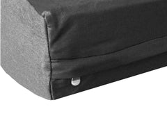 Dogbed4less cobertura exterior en lona negra para cama de perro 55×47×4.
